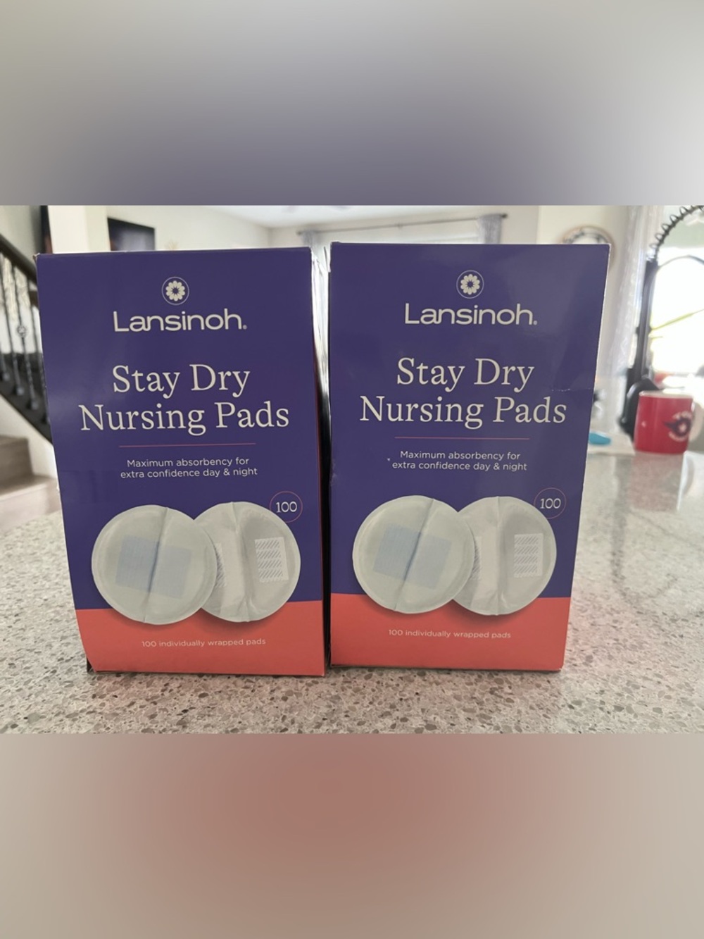 Lansinoh Nursing Pads - Purple Packaging